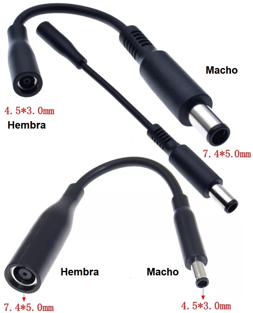 Adaptador jack macho hembra